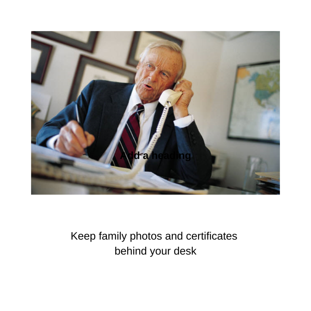 Office Mgr. on phone at his desk